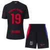 Dětský Fotbalový Dres FC Barcelona Lamine Yamal 19 Venkovní Dresy 2024-25 Dětský Fotbalový Dres FC Barcelona Lamine Yamal 19 Venkovní Dresy 2024-25